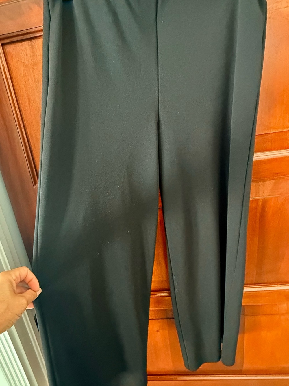LOFT Black Wide-Leg Trousers SIZE M